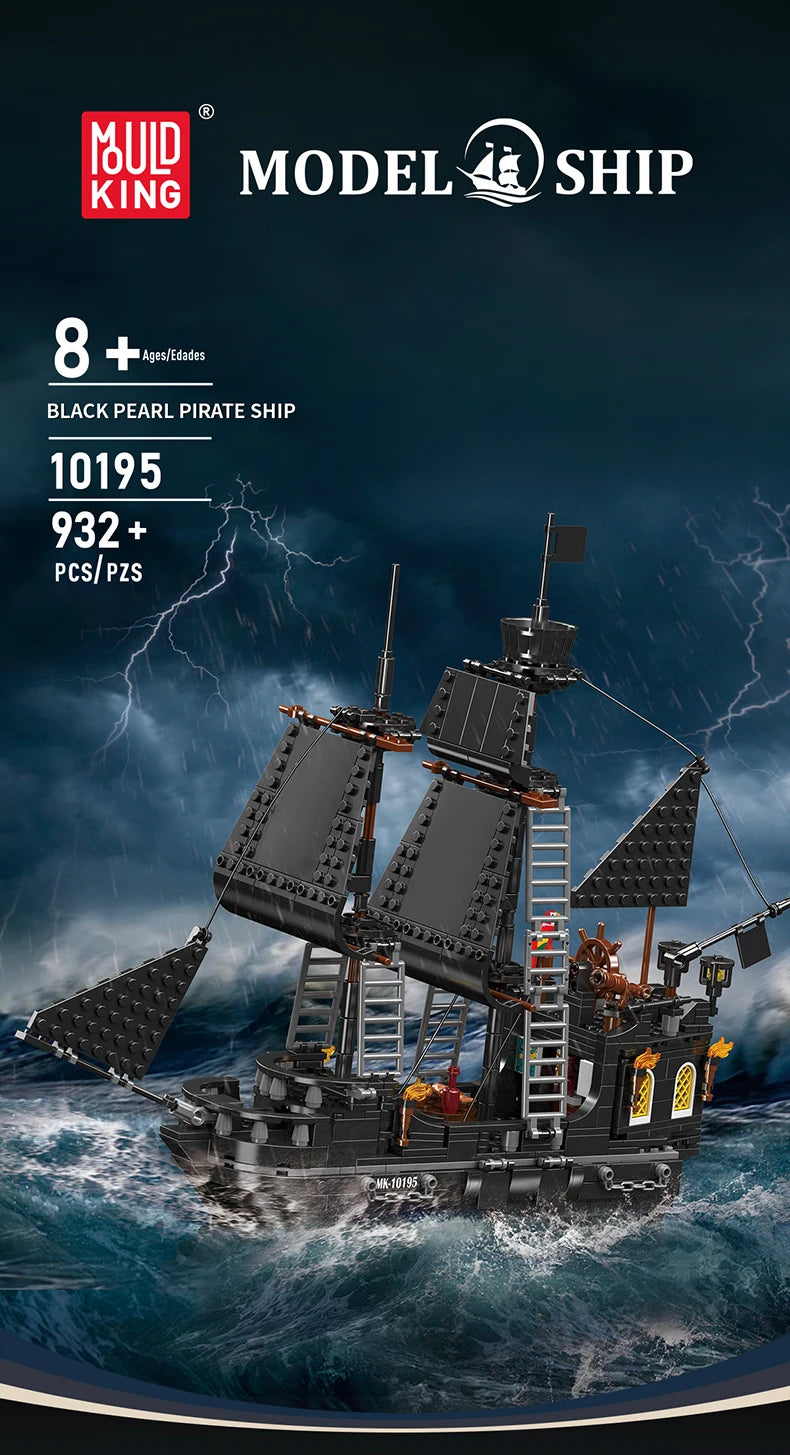 The Black Pearl Pirate Ship Building Block