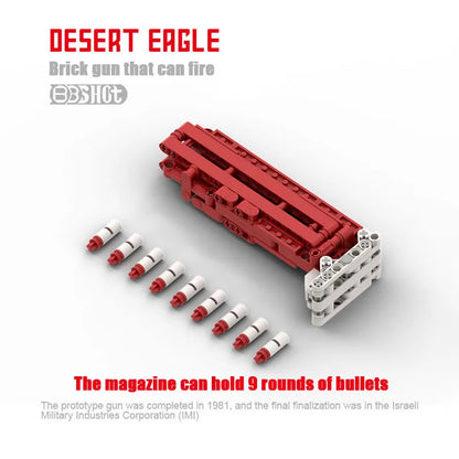 Desert Eagle Semi-automatic Pistol Gun Building Blocks