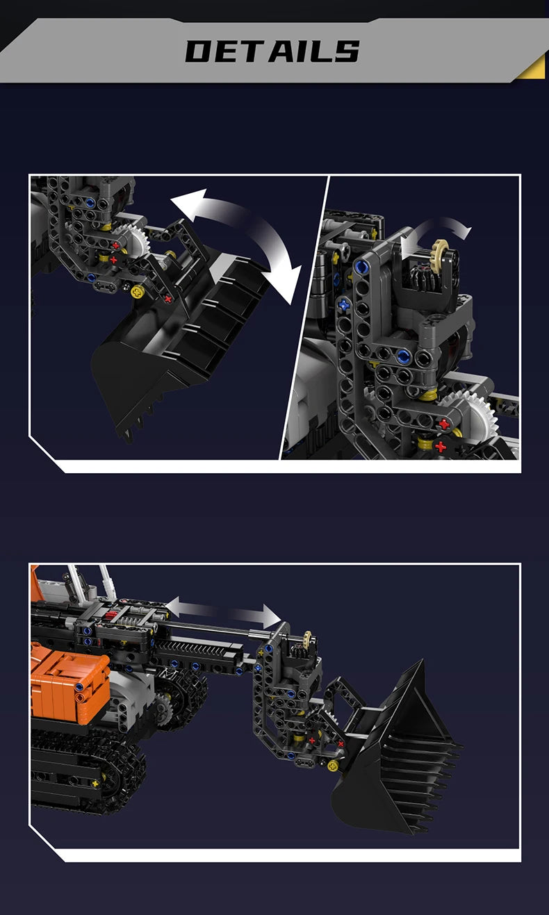 Crawler Loader Technical Building Blocks Truck