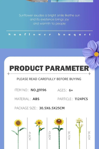 KNEW BUILT 3D Eternal Flower Phalaenopsis Building Block