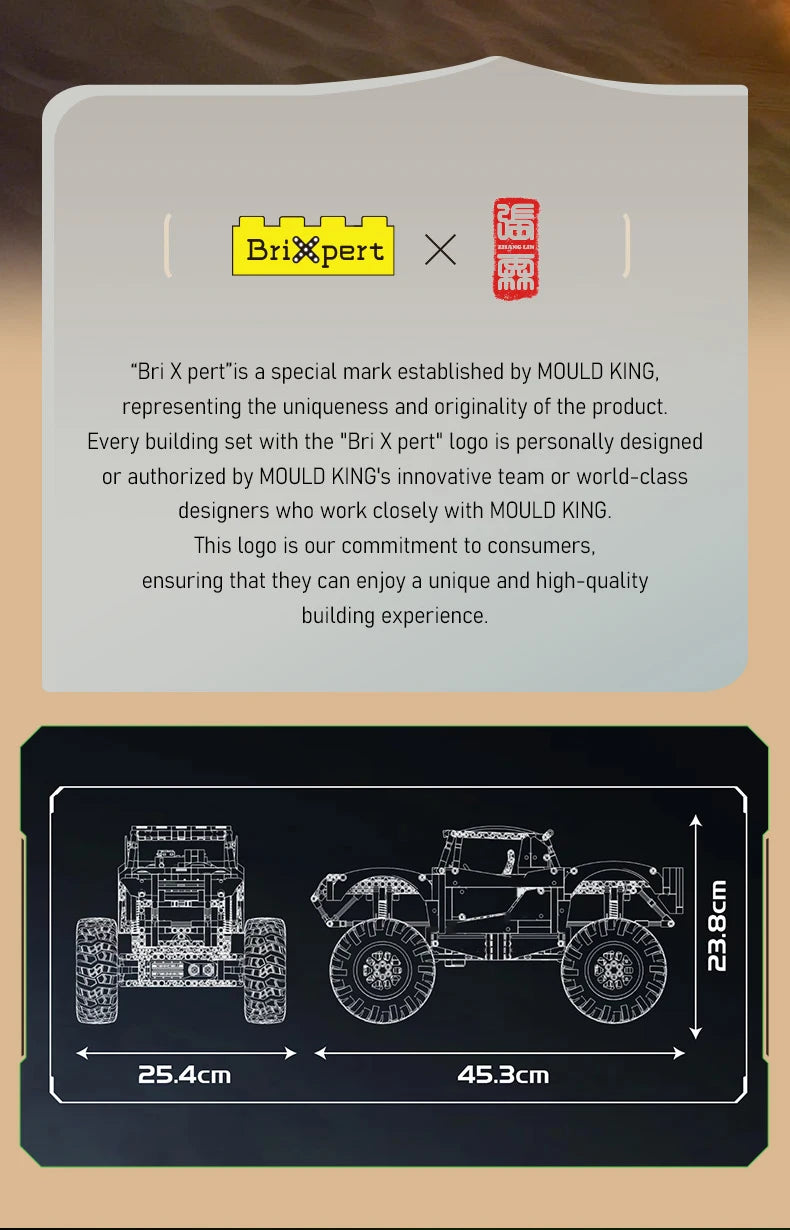 Off-Road Buggy Bigfoot Climbing Car Model