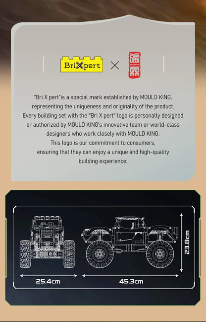 Off-Road Buggy Bigfoot Climbing Car Model