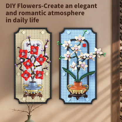 Plum Blossom Hanging Painting Building Blocks