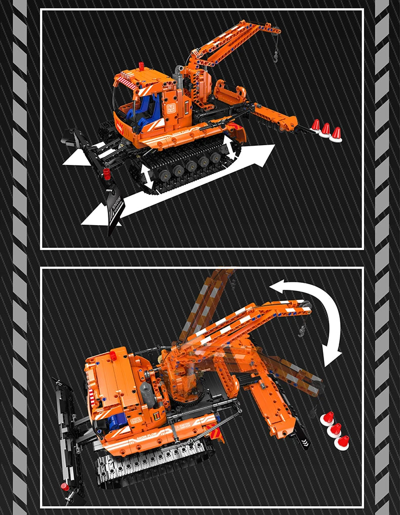 Technical Engineering Snowfield Vehicle Remote