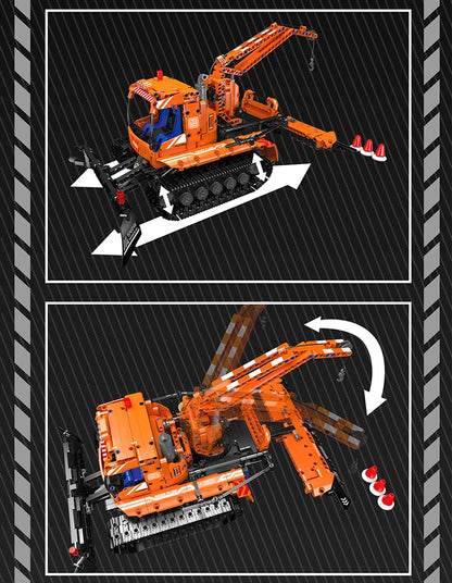 Technical Engineering Snowfield Vehicle Remote
