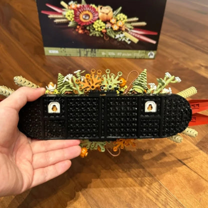 Flower Brick Blocks Dried Flowers Centrepiece Building Blocks