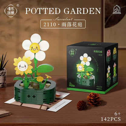 Flower Bouquet Building Block Succulents Plants