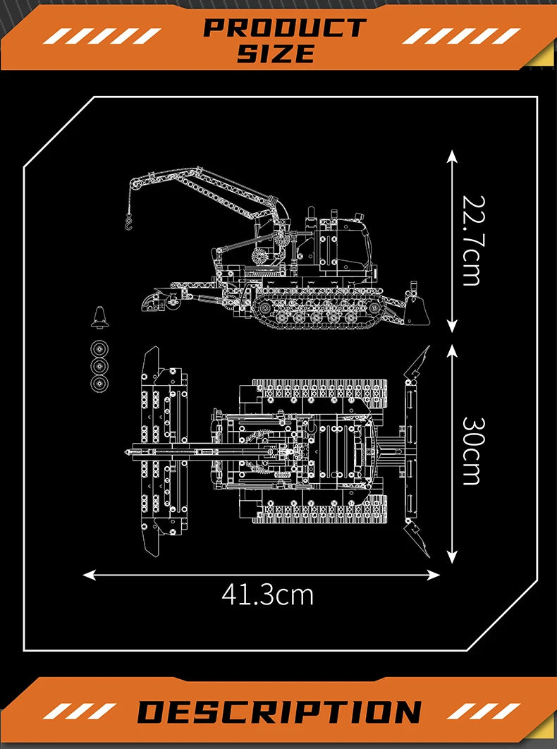 Technical Engineering Snowfield Vehicle Remote