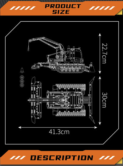 Technical Engineering Snowfield Vehicle Remote