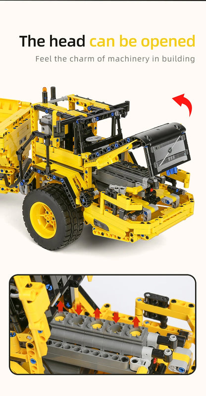 RC Dump Truck Model Building Blocks