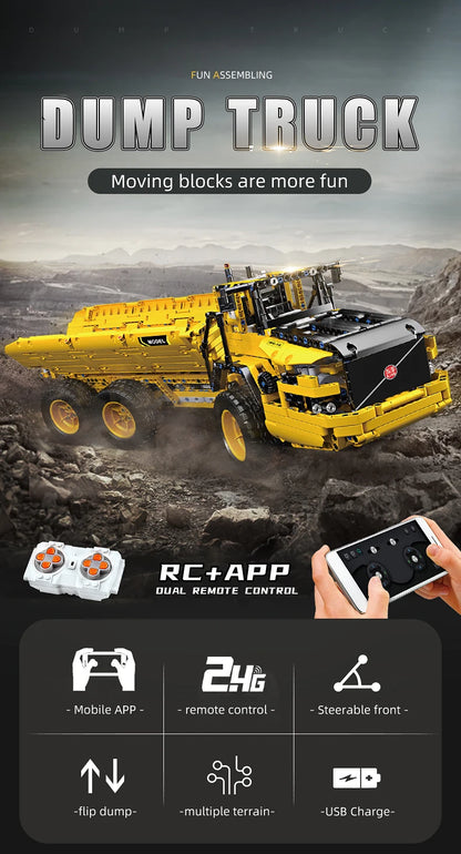 Knickgelenkter Truck Technical RC Dump Truck
