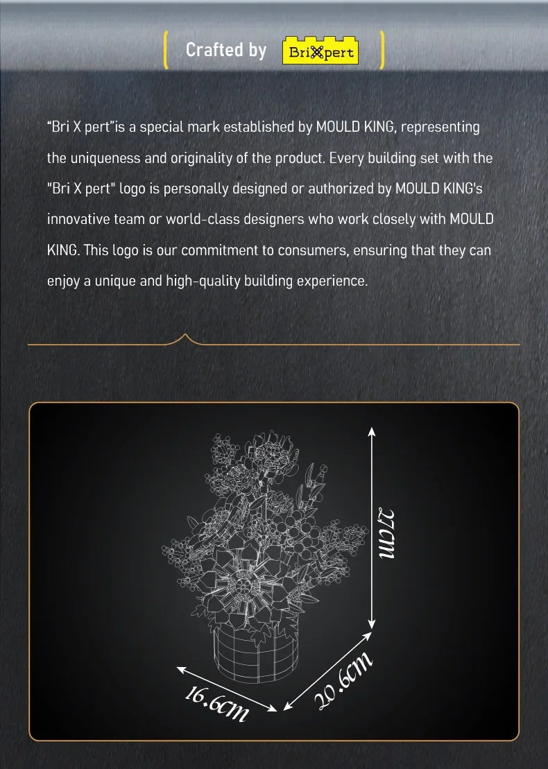 Sunflower Building Blocks Potted Plants Simulation Flower Bouquet