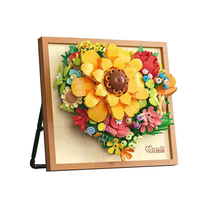 Creative Art Painting Flower Block 3D