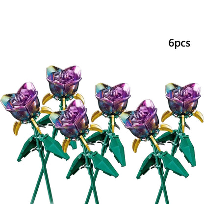 KNEW BUILT Flower Bouquet 3D Model Toy Mini Build Blocks