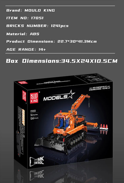 Technical Engineering Snowfield Vehicle Remote