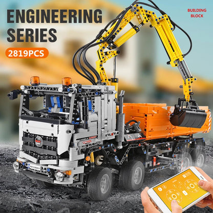 Motorized Pneumatic Arocs Truck Model Blocks