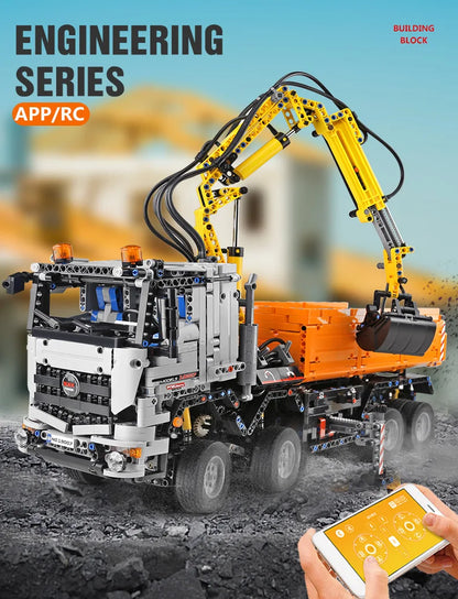 Motorized Pneumatic Arocs Truck Model Blocks